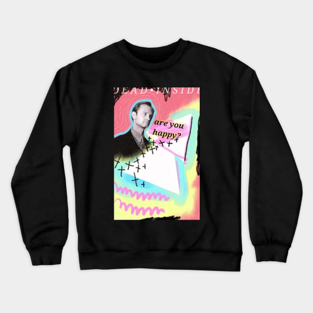 D E A D  I N S I D E Crewneck Sweatshirt by babyskeleton